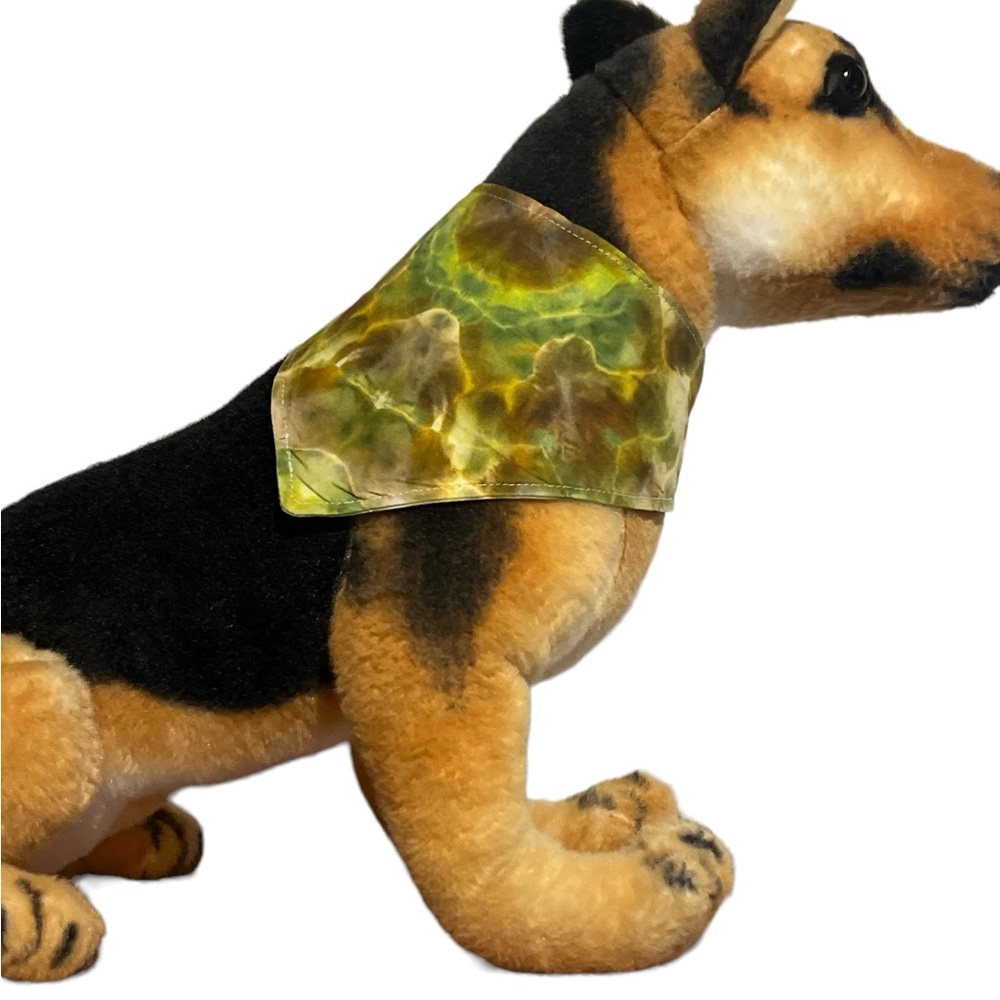- Hand dyed pet bandana